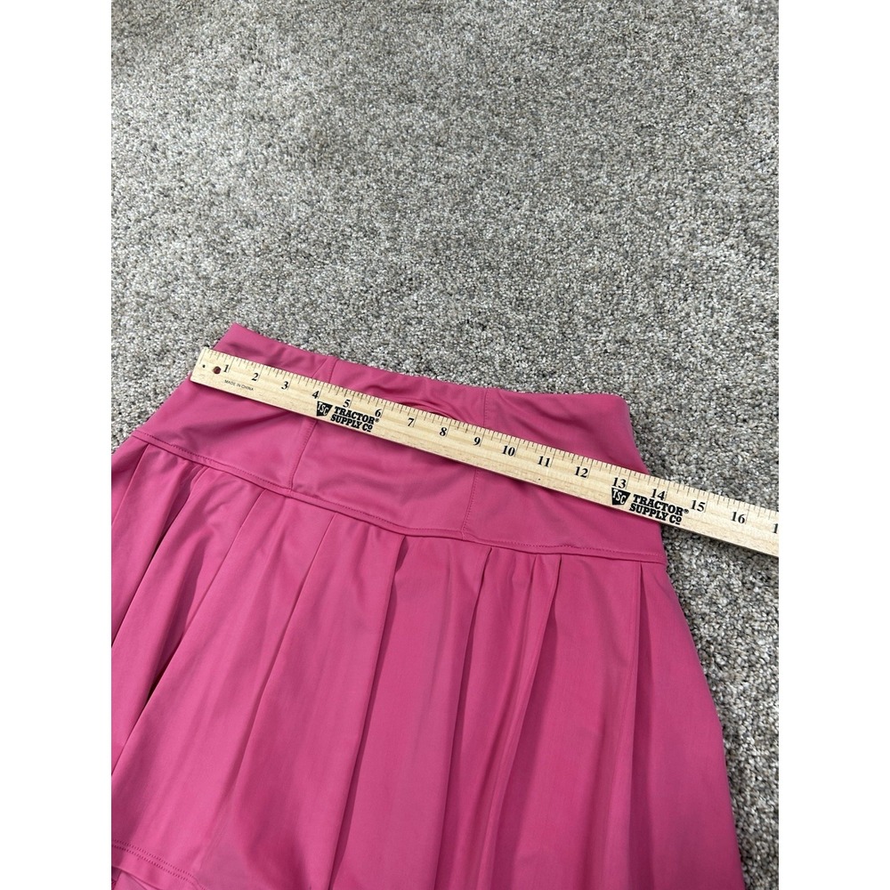 Women Medium Skirt Pickleball Golf Tennis Moisture Wicking Fast Dry Pink - Picture 7 of 7
